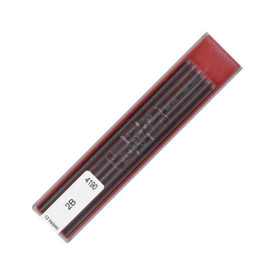 Koh-I-Noor 12 Μύτες Μολυβιού 4190 Πάχους 2mm Τύπου 2B 4190/2B