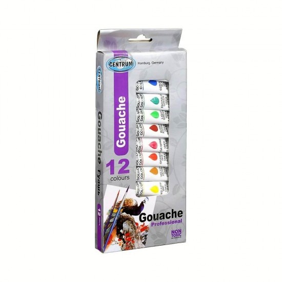 Centrum Τέμπερες Gouache Professional 12ml 12τμχ 83551