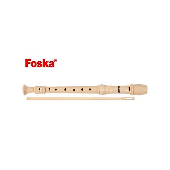 Πλαστική φλογέρα FOSKA, με ραβδί καθαρισμού gl8325-2