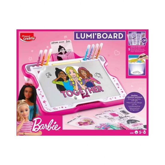 Maped Maped Creativ Barbie Πίνακας Μαρκαδόρου Διπλής Όψης 907061