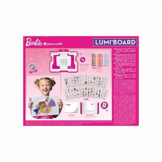Maped Maped Creativ Barbie Πίνακας Μαρκαδόρου Διπλής Όψης 907061