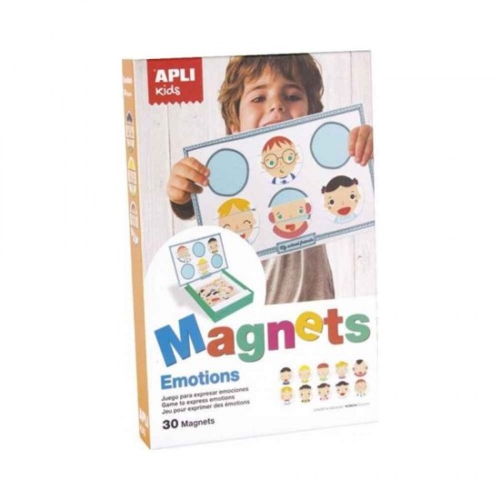 Apli Kids Μαγνητικό Παιχνίδι Κατασκευών Emotions Magnets για Παιδιά 3+ Ετών AP-14803