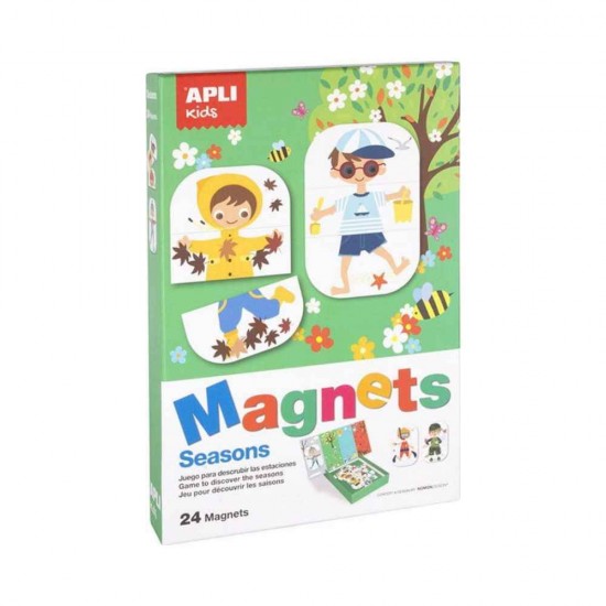Apli Kids Μαγνητικό Παιχνίδι Κατασκευών Seasons για Παιδιά 3+ Ετών AP-17160
