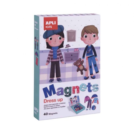 Apli Kids Μαγνητικό Παιχνίδι Κατασκευών Magnets Dress Up για Παιδιά 3+ Ετών AP-17557