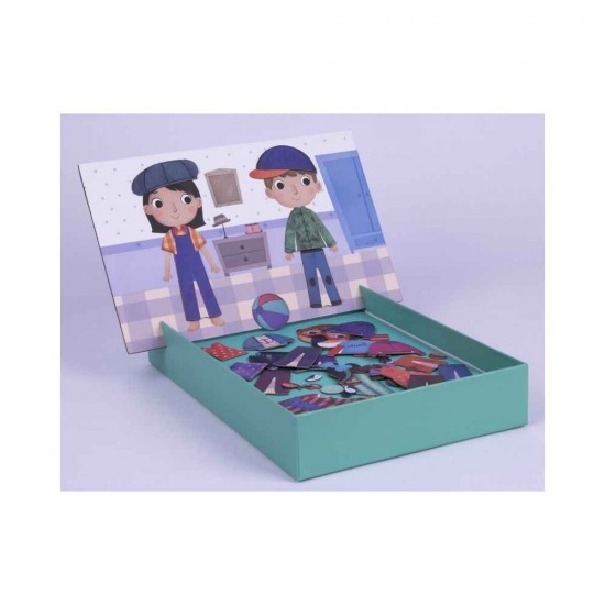 Apli Kids Μαγνητικό Παιχνίδι Κατασκευών Magnets Dress Up για Παιδιά 3+ Ετών AP-17557