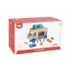 Tooky Toy Ξύλινο Τροχόσπιτο Κάμπινγκ TH427