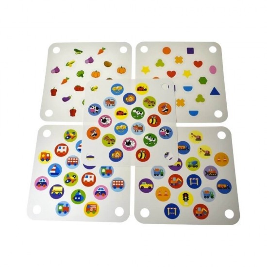 Tooky Toys Ξύλινο Παιχνίδι Μνήμης Πασχαλίτσα για Ηλικία 3+ Ετών TY170A