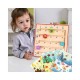 Tooky Toys Παιχνίδι με Αριθμούς και Ζώα από Ξύλο για 36+ Μηνών TL776