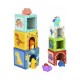 Tooky Toys Κύβοι Στοίβαξης από Ξύλο για 12+ Μηνών TF192