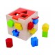 Tooky Toys Κύβος-Σφηνώματα από Ξύλο για 18+ Μηνών TKA977