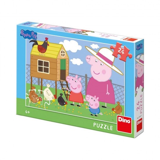 Παιδικό Puzzle Peppa Pig Hen 24pcs Dino 35161