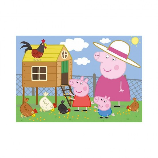 Παιδικό Puzzle Peppa Pig Hen 24pcs Dino 35161