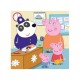 Dino Puzzle Peppa Pig Απογευματινή Βόλτα 3x55 Τμχ 33530