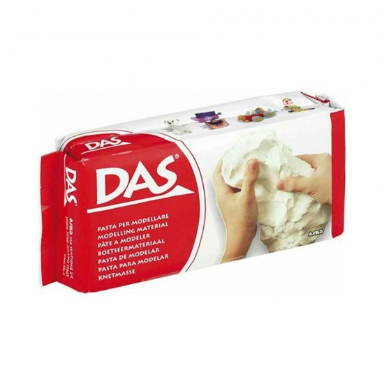 DAS Terracotta Πηλός Λευκού Χρώματος 500gr (Στεγνώνει με τον Αέρα) 21014132