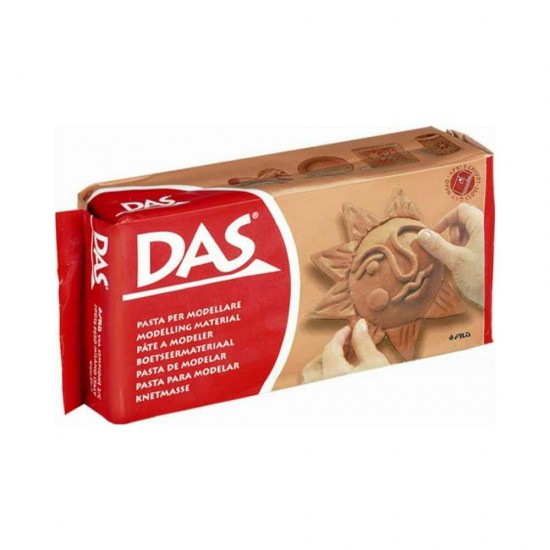 DAS Terracotta Πηλός Καφέ Χρώματος 500gr (Στεγνώνει με τον Αέρα) 21014141