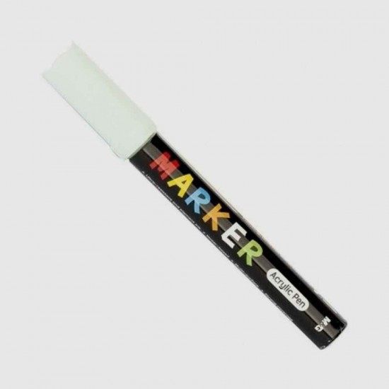 M&G Μαρκαδόρος Ακρυλικός 2mm APL9786D0 Λευκός S100