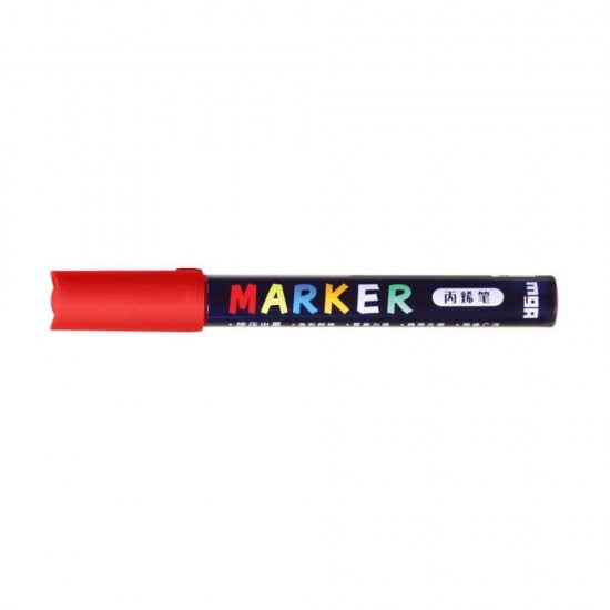 M&G Μαρκαδόρος Ακρυλικός 2mm APL9786D0 Κόκκινος S200