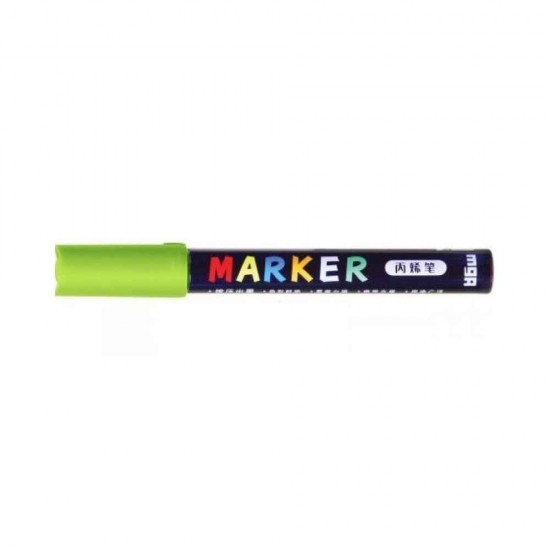 M&G Μαρκαδόρος Ακρυλικός 2mm APL9786D0 Yellow Green S503