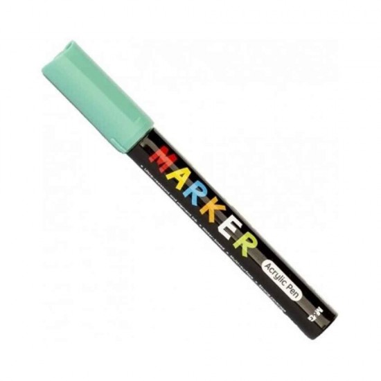 M&G Μαρκαδόρος Ακρυλικός 2mm APL9786D0 Blue Green S523