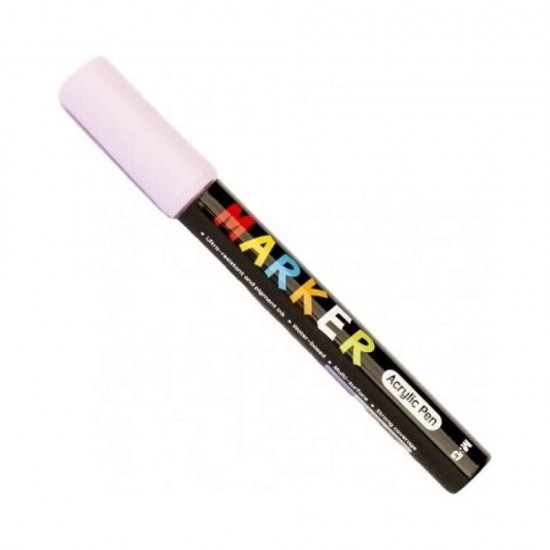 M&G Μαρκαδόρος Ακρυλικός 2mm APL9786D0 Λιλά S801