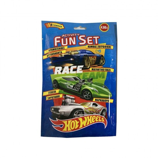 Set Δραστηριοτήτων Hot Wheels Activity Fun Set 9789606215865