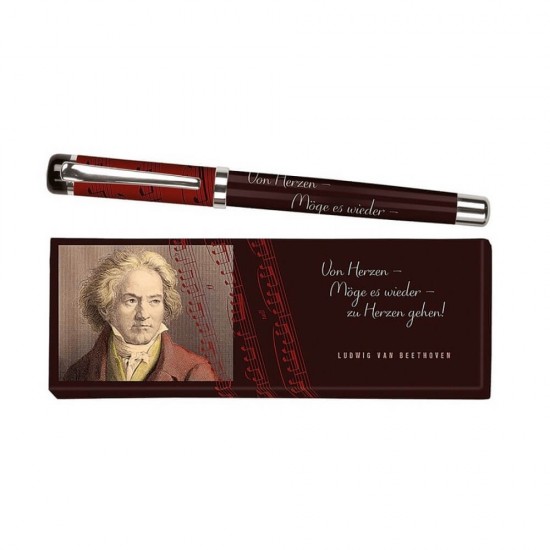 Moses Στυλό Rollerball με Μπλε Mελάνι Libri X Ludwig van Beethoven M83200