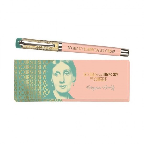 Moses Στυλό Rollerball με Μπλε Mελάνι Libri X Virginia Woolf M83420