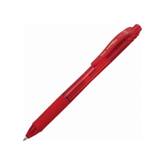 Pentel Στυλό 0.7mm με Κόκκινο  Mελάνι Energel BL107-B