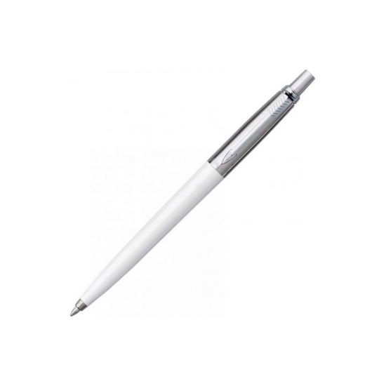 Parker Στυλό Ballpoint με Μπλε Mελάνι Jotter White S0032930