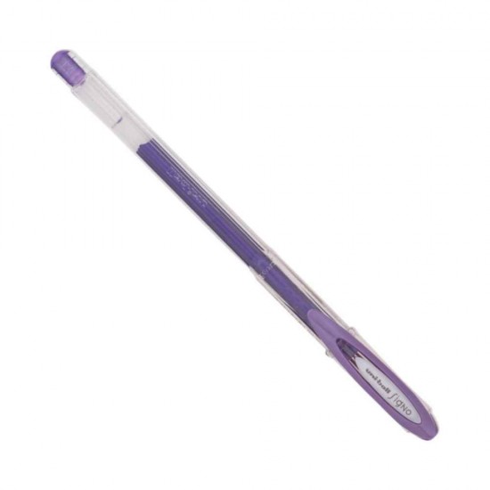 Uni-Ball Στυλό Gel 0.8mm με Μωβ Mελάνι Signo UM-120NM