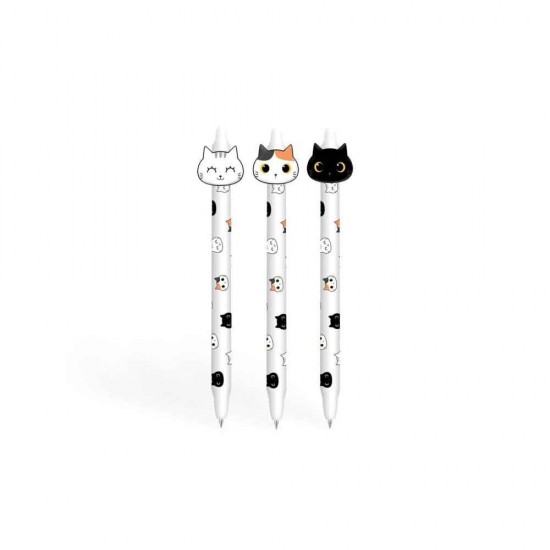 I-Total Στυλό Ballpoint Frixion Cats Διάφορα Σχέδια XL1892