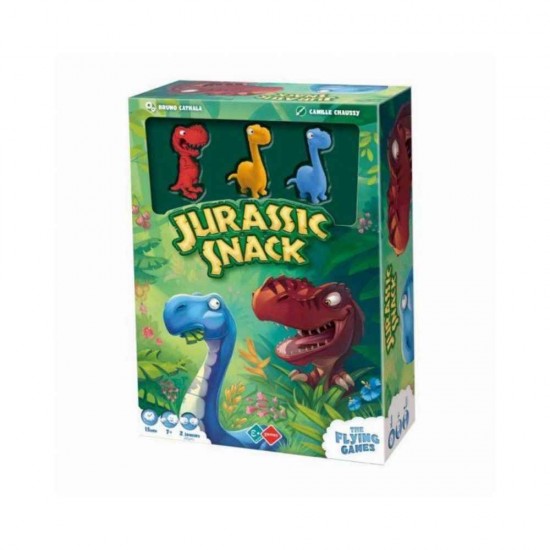 Epsilon Games  Επιτραπέζιο Παιχνίδι Jurassic Snack Νέα Έκδοση για 2 Παίκτες 7+ Ετών SX.20.290.0201
