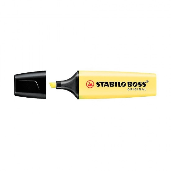 Stabilo Boss Original Pastel Μαρκαδόρος Υπογράμμισης Κίτρινο 5mm 70/144
