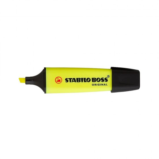 Stabilo Boss Original Μαρκαδόρος Υπογράμμισης Κίτρινο 5mm 70/24