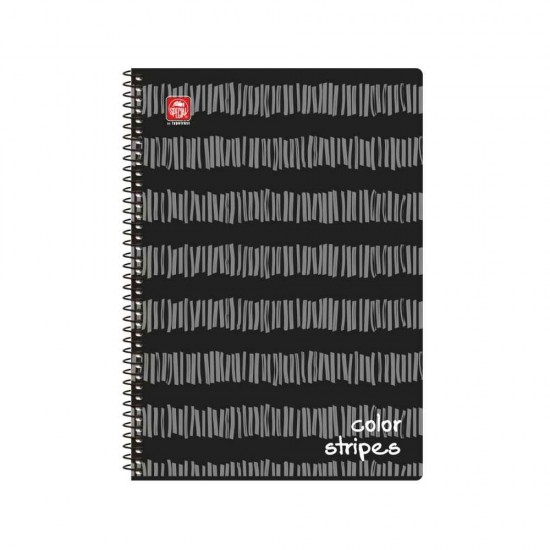 Typotrust Color Stripes Τετράδιο Σπιράλ A4 2 θεμάτων 4542-11