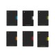 Typotrust Σπιράλ Τετράδιο Ριγέ Α4 120 Φύλλων 4 Θεμάτων Noir Διάφορα Χρώματα 4544-24