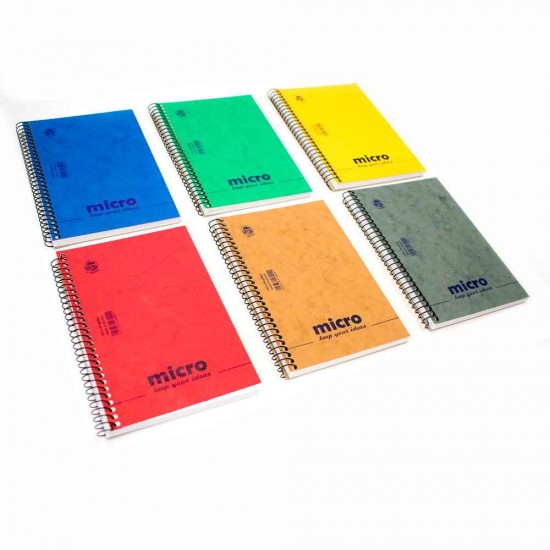 Typotrust Σημειωματάριο Σπιράλ 80 Φύλλων A6 Ριγέ MICRO 4602-1