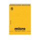 Typotrust Micro Μπλοκ Σημειώσεων Σπιράλ Ριγέ με Εξώφυλλο 8.5x11.8cm Διάφορα Χρώματα 4604-1
