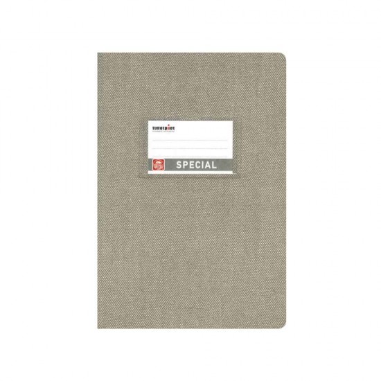 Typotrust Jeans Τετράδιο Γκρι Ριγέ 17x25 50φ. 4164