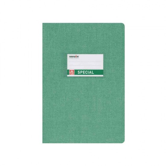 Typotrust Jeans Τετράδιο Πράσινο Ριγέ 17x25 50φ. 4165