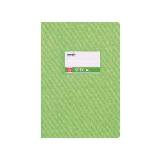 Typotrust Jeans Τετράδιο Λαχανί Ριγέ 17x25 50φ. 4167