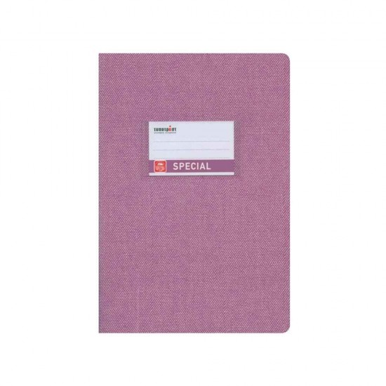 Typotrust Jeans Τετράδιο Μωβ Ριγέ 17x25 50φ. 4168