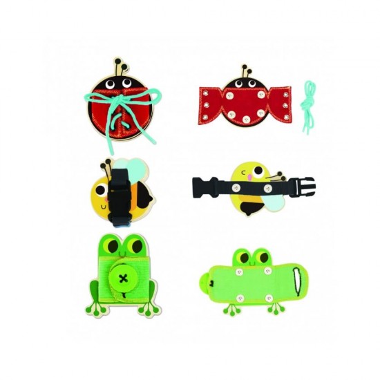 Tooky Toy Πίνακας Δεξιοτήτων από Ξύλο 3+ Ετών TH942