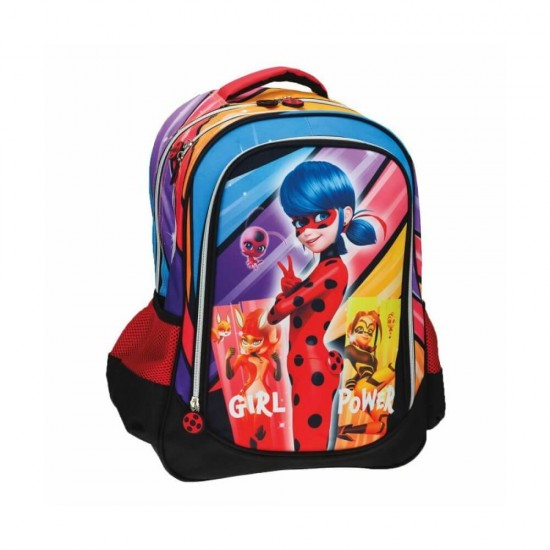 Gim Miraculous Lady Bug Girlpower Σχολική Τσάντα Δημοτικού 346-06031