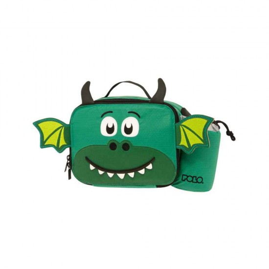 Polo Τσαντάκι Φαγητού Ισοθερμικό Junior Little Δράκος 907045-8228