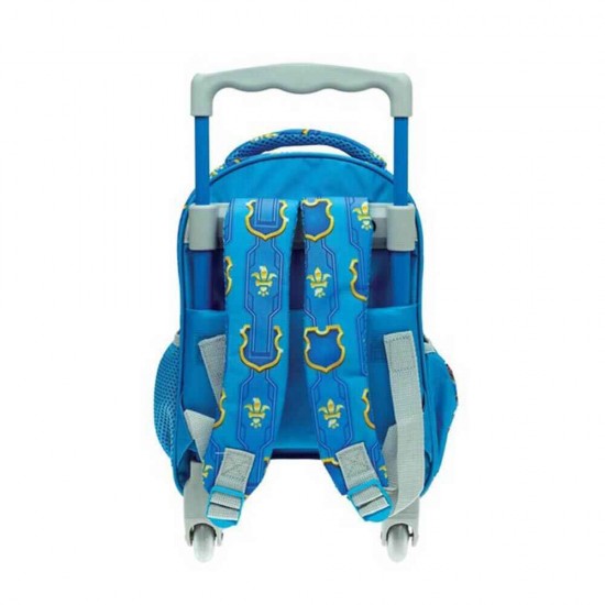 Gim Paw Patrol Chase Rescue Knights Σχολική Τσάντα Τρόλεϊ Νηπιαγωγείου σε Μπλε χρώμα 334-42072