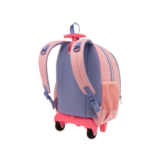 Polo Σχολική Τσάντα Τρόλεϊ Νηπιαγωγείου Butterfly Polo Junior Little 901039-8227