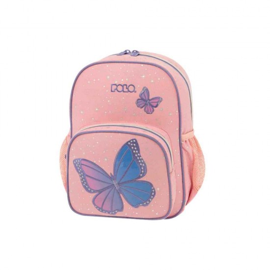 Polo Junior Little Butterfly Σχολική Τσάντα Πλάτης Νηπιαγωγείου 901040-8227