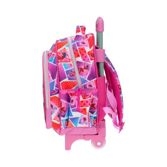 Gim Miraculous Lady Bug Power Σχολική Τσάντα Τρόλεϊ Νηπιαγωγείου 346-06072