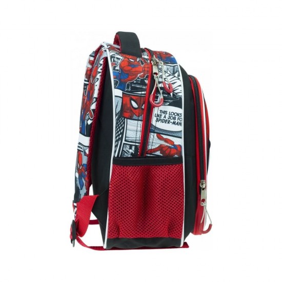 Gim Spiderman Eva Τσάντα Νηπιαγωγείου σε Κόκκινο χρώμα 337-00054